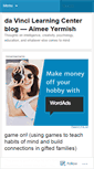 Mobile Screenshot of davincilearning.wordpress.com