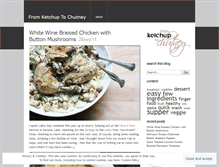 Tablet Screenshot of ketchuptochutney.wordpress.com