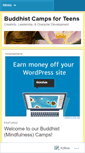 Mobile Screenshot of buddhistschoolforyouth.wordpress.com