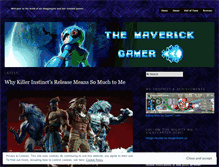Tablet Screenshot of maverickgamer.wordpress.com