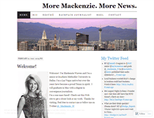 Tablet Screenshot of mackenziewarren.wordpress.com