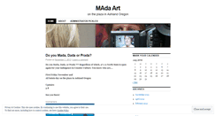 Desktop Screenshot of madashellgallery.wordpress.com