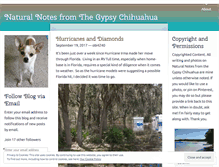 Tablet Screenshot of naturalnotes3.wordpress.com