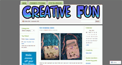 Desktop Screenshot of creativefun.wordpress.com