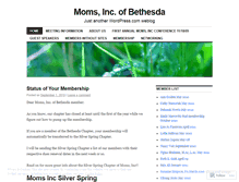 Tablet Screenshot of momsincbethesda.wordpress.com