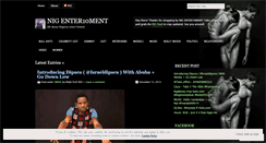 Desktop Screenshot of nigenter10ment.wordpress.com