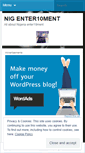 Mobile Screenshot of nigenter10ment.wordpress.com