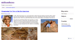 Desktop Screenshot of misfitsandheroes.wordpress.com