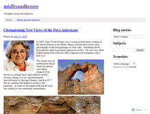 Tablet Screenshot of misfitsandheroes.wordpress.com