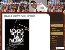 Tablet Screenshot of agapevoice.wordpress.com