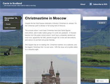 Tablet Screenshot of carrieinscotland.wordpress.com