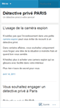 Mobile Screenshot of detective75prive.wordpress.com