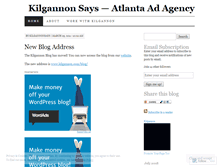 Tablet Screenshot of kilgannonsays.wordpress.com