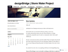 Tablet Screenshot of designbridgestorm.wordpress.com