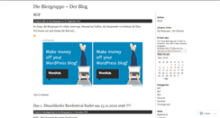 Desktop Screenshot of biergruppe.wordpress.com