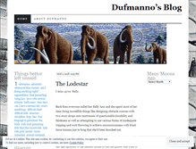 Tablet Screenshot of dufmanno.wordpress.com