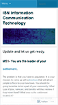 Mobile Screenshot of isnict.wordpress.com