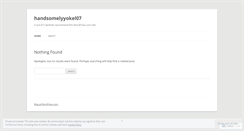 Desktop Screenshot of handsomelyyokel07.wordpress.com