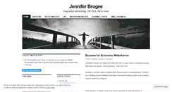 Desktop Screenshot of jenniferbrogee.wordpress.com