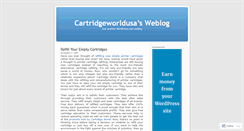 Desktop Screenshot of cartridgeworldusa.wordpress.com