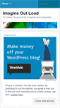 Mobile Screenshot of imagineoutloud.wordpress.com