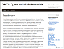 Tablet Screenshot of dekotalo.wordpress.com