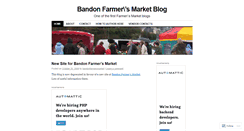 Desktop Screenshot of bandonfarmersmarket.wordpress.com