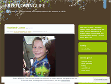 Tablet Screenshot of freeflowinglife.wordpress.com