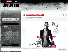 Tablet Screenshot of livelifelike.wordpress.com