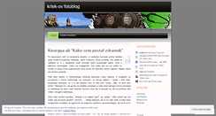 Desktop Screenshot of krtek.wordpress.com