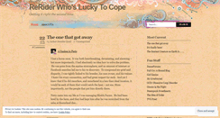 Desktop Screenshot of luckytocope.wordpress.com