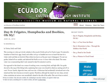 Tablet Screenshot of ecuadorinstitute.wordpress.com