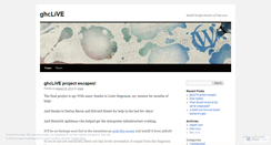 Desktop Screenshot of ghclive.wordpress.com