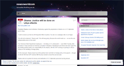 Desktop Screenshot of newsnworldcom.wordpress.com