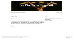 Desktop Screenshot of kirchlicheblogmatik.wordpress.com