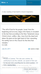 Mobile Screenshot of kirchlicheblogmatik.wordpress.com