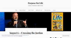 Desktop Screenshot of momentsofpurpose.wordpress.com