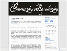 Tablet Screenshot of generazionrevoluzion.wordpress.com