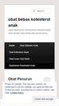 Mobile Screenshot of obatbebaskolesterolanak.wordpress.com