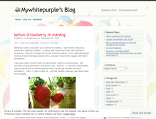 Tablet Screenshot of mywhitepurple.wordpress.com