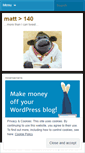 Mobile Screenshot of matthovey.wordpress.com