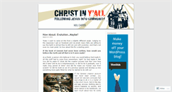 Desktop Screenshot of christinyall.wordpress.com