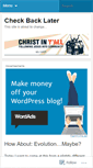 Mobile Screenshot of christinyall.wordpress.com