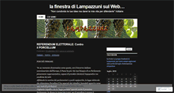 Desktop Screenshot of lampazzuni.wordpress.com