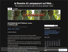 Tablet Screenshot of lampazzuni.wordpress.com