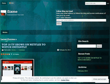 Tablet Screenshot of flixme.wordpress.com