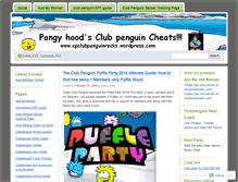Tablet Screenshot of cpclubpenguinrocks.wordpress.com
