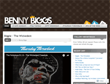 Tablet Screenshot of bennybiggs.wordpress.com