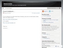 Tablet Screenshot of damascusian.wordpress.com