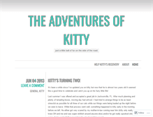 Tablet Screenshot of adventuresofkitty.wordpress.com